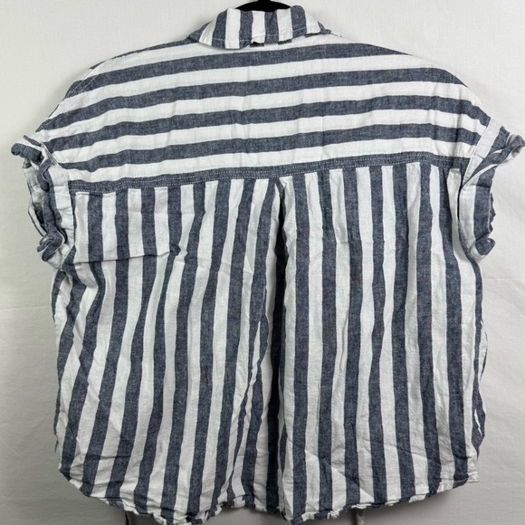 Sanctuary Women's Linen Blend Striped Knit Top Womens Size XS - Picture 2 of 5